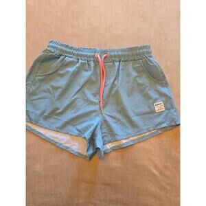 Mosmann Wear/ Under Teal Water Resistant Adjustable Athletic Short (S)